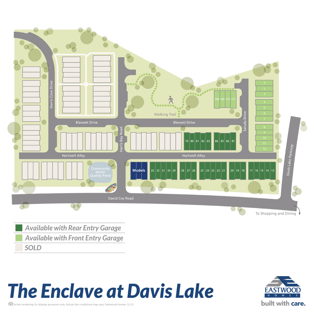 Enclave at Davis Lake Townhomes Charlotte, NC Homes For Sale